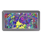 vibrant abstract floral/rainbow color Memory Card Reader (Mini)