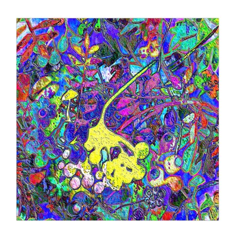 vibrant abstract floral/rainbow color Duvet Cover (Queen Size) from ArtsNow.com Front