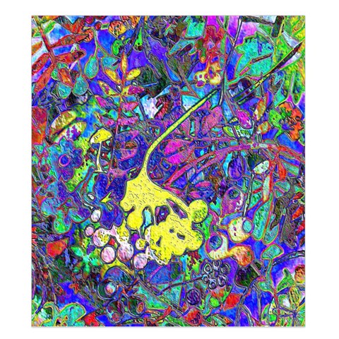 vibrant abstract floral/rainbow color Duvet Cover (King Size) from ArtsNow.com Duvet Quilt