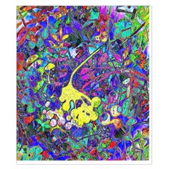 vibrant abstract floral/rainbow color Duvet Cover Double Side (California King Size) from ArtsNow.com Front