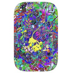 vibrant abstract floral/rainbow color Waist Pouch (Small) from ArtsNow.com Back