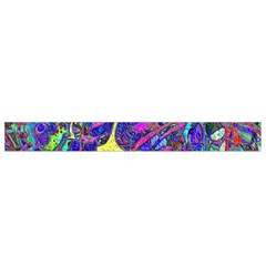 vibrant abstract floral/rainbow color Waist Pouch (Small) from ArtsNow.com Bottom