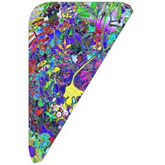 vibrant abstract floral/rainbow color Belt Pouch Bag (Small) from ArtsNow.com Front Right