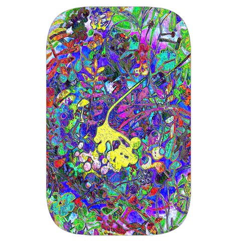 vibrant abstract floral/rainbow color Waist Pouch (Large) from ArtsNow.com Front