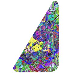 vibrant abstract floral/rainbow color Belt Pouch Bag (Large) from ArtsNow.com Front Left