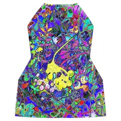 vibrant abstract floral/rainbow color Women s Long Sleeve Raglan Tee from ArtsNow.com Back