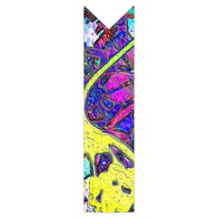 vibrant abstract floral/rainbow color Kids  Midi Sailor Dress from ArtsNow.com Placket