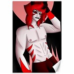 Satan-Shirtless Canvas 12  x 18 