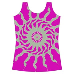 The sun. Criss Cross Back Tank Top  from ArtsNow.com Front