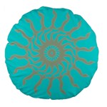 Graphic arts.  Large 18  Premium Flano Round Cushion 