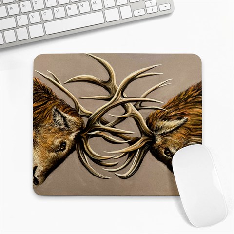 Locking Horns Large Mousepads from ArtsNow.com Front