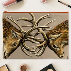 Locking Horns Cosmetic Bag (XXXL) from ArtsNow.com Front