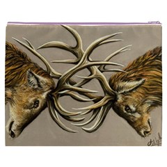 Locking Horns Cosmetic Bag (XXXL) from ArtsNow.com Back