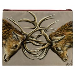 Locking Horns Cosmetic Bag (XXXL) from ArtsNow.com Back