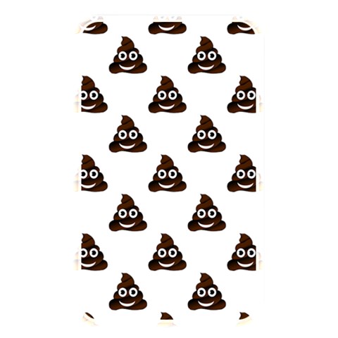 Happy poo pattern, funny emoji, emoticon theme, vector Memory Card Reader (Rectangular) from ArtsNow.com Front