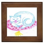 Blue Point Siamese Framed Tile