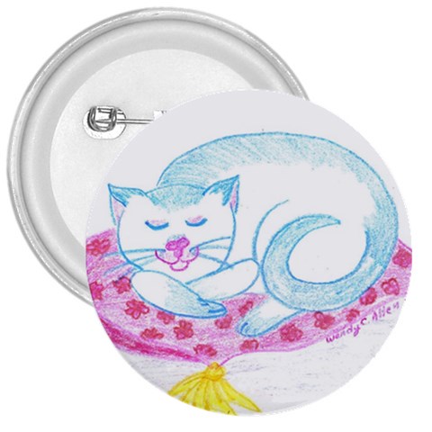 Blue Point Siamese 3  Button from ArtsNow.com Front