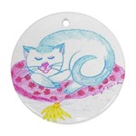 Blue Point Siamese Ornament (Round)