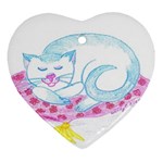 Blue Point Siamese Ornament (Heart)