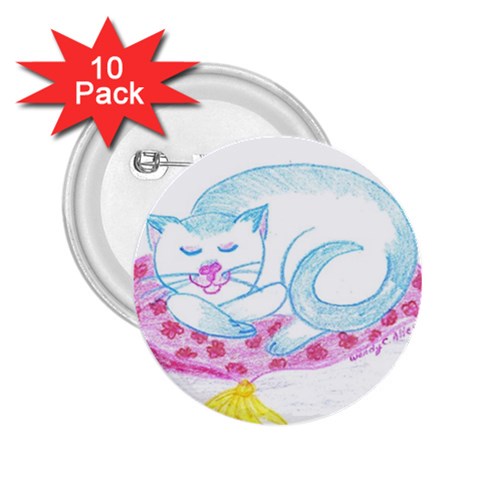 Blue Point Siamese 2.25  Button (10 pack) from ArtsNow.com Front