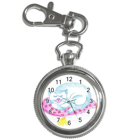 Blue Point Siamese Key Chain Watch from ArtsNow.com Front