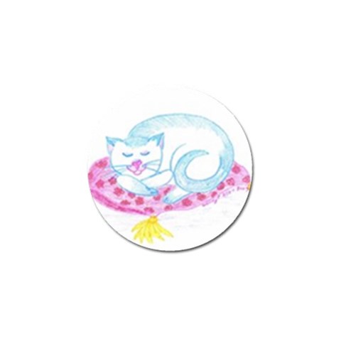 Blue Point Siamese Golf Ball Marker (4 pack) from ArtsNow.com Front