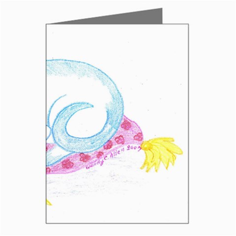 Blue Point Siamese Greeting Card from ArtsNow.com Left