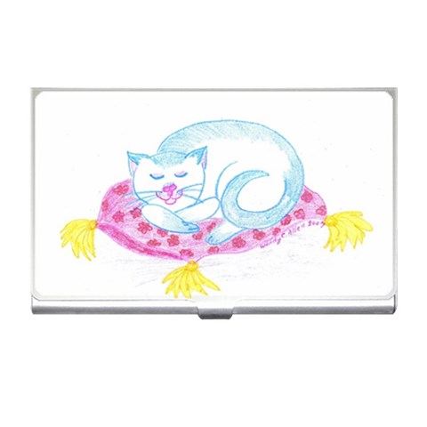 Blue Point Siamese Business Card Holder from ArtsNow.com Front