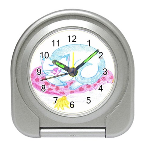 Blue Point Siamese Travel Alarm Clock from ArtsNow.com Front