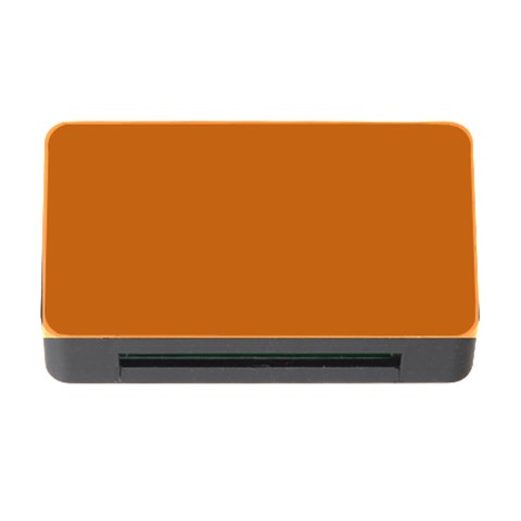 Alloy Orange Memory Card Reader with CF from ArtsNow.com Front