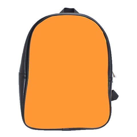 Deep Saffron Orange School Bag (Large) from ArtsNow.com Front