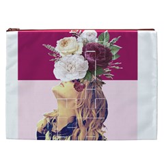 Flower Girl Cosmetic Bag (XXL) from ArtsNow.com Front