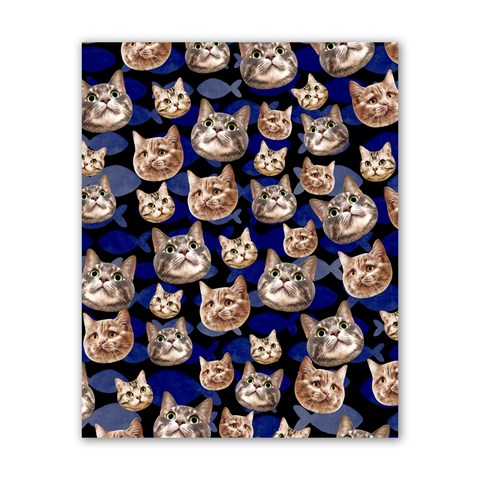 Cute Cat Poster 16  x 20  from ArtsNow.com Front