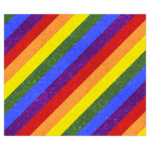 Lgbt Pride Motif Flag Pattern 1 Zipper Large Tote Bag from ArtsNow.com Front