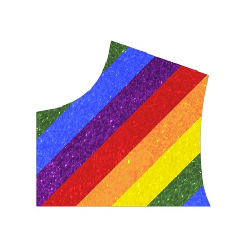 Lgbt Pride Motif Flag Pattern 1 Women s Button Up Vest from ArtsNow.com Top Left