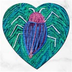 Big Green Bug  Jigsaw Puzzle (Heart)