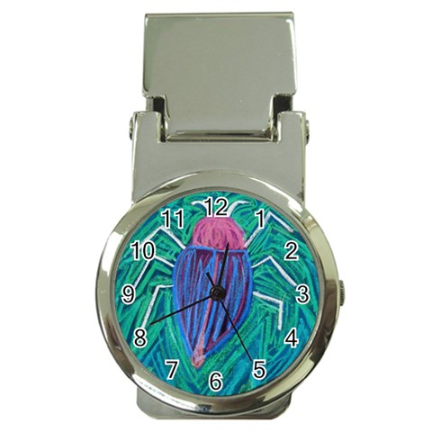 Big Green Bug  Money Clip Watch from ArtsNow.com Front