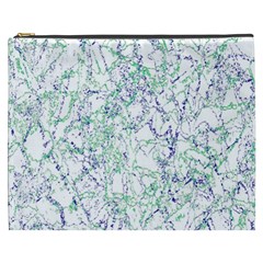 Splatter Abstract Bright Print Cosmetic Bag (XXXL) from ArtsNow.com Front