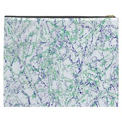 Splatter Abstract Bright Print Cosmetic Bag (XXXL) from ArtsNow.com Back