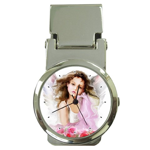 Angel Girl Money Clip Watch from ArtsNow.com Front