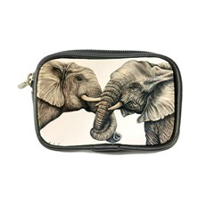 Two Elephants  Coin Purse from ArtsNow.com Front