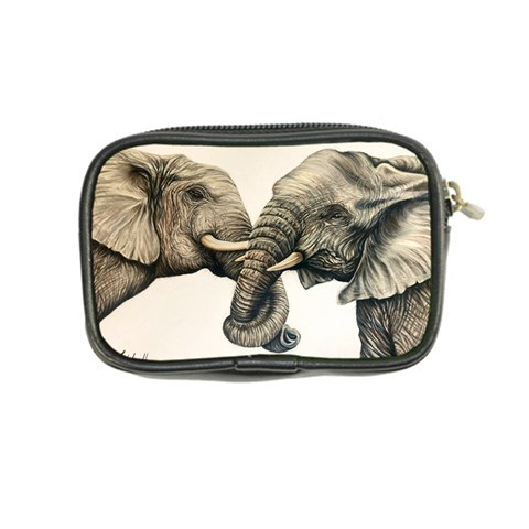 Two Elephants  Coin Purse from ArtsNow.com Back