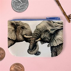 Two Elephants  Mini Coin Purse from ArtsNow.com Back