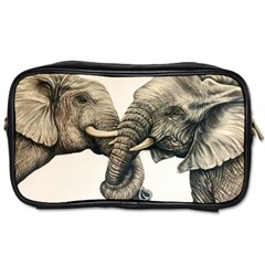 Two Elephants  Toiletries Bag (Two Sides) from ArtsNow.com Front