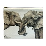 Two Elephants  Cosmetic Bag (XL)