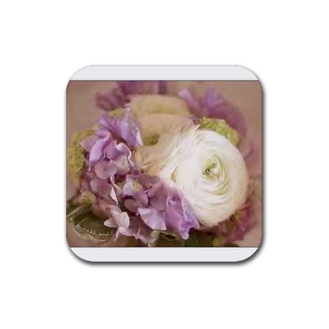 bouquet Rubber Coaster (Square) from ArtsNow.com Front