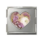 bouquet Mega Link Heart Italian Charm (18mm)