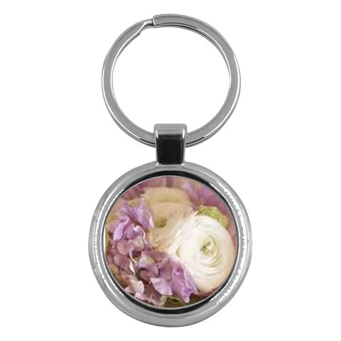 bouquet Key Chain (Round) from ArtsNow.com Front