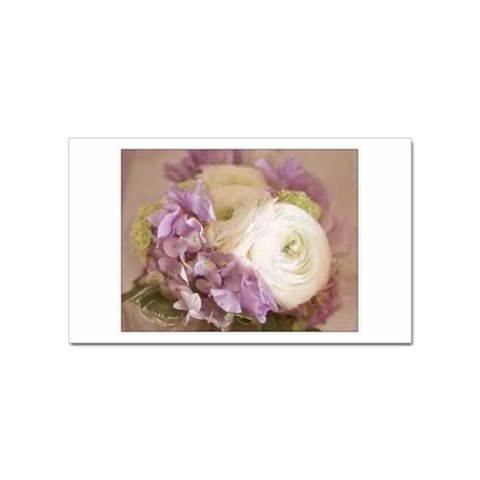 bouquet Sticker (Rectangular) from ArtsNow.com Front