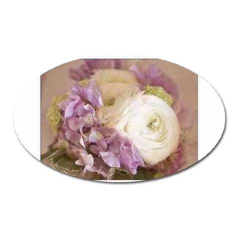 bouquet Magnet (Oval) from ArtsNow.com Front